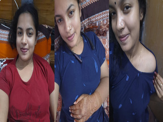 Sexy Cheater Bengali Babe Teasing Showing