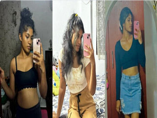 Dusky Tamil Mal Showing Boobs