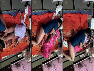 Horny Desi Bhabhi Boobs pressing and Fucking